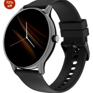 Noise Twist Go Round dial Smartwatch with BT Calling, 1.39" Display, Metal Build, 100+ Watch Faces, IP68, Sleep Tracking, 100+ Sports Modes, 24/7 Heart Rate Monitoring (Jet Black